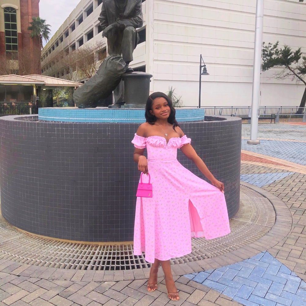 House of CB Lauren Dress in Pink